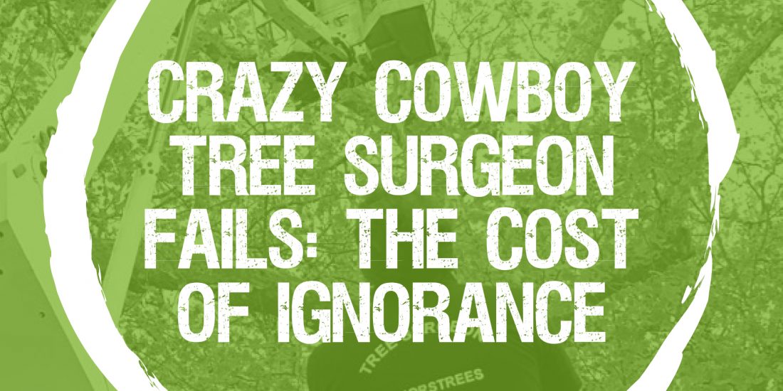 Crazy Cowboy Tree Surgeon fails: the cost of ignorance